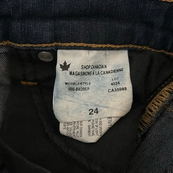 Iris high waisted skinny jeans. Size 24 - Picture 5 of 5